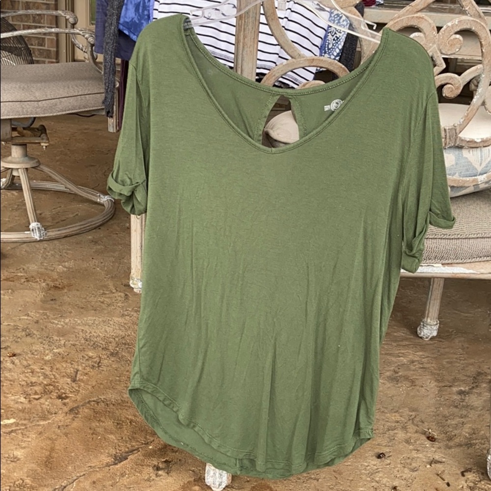 Green Casual Top